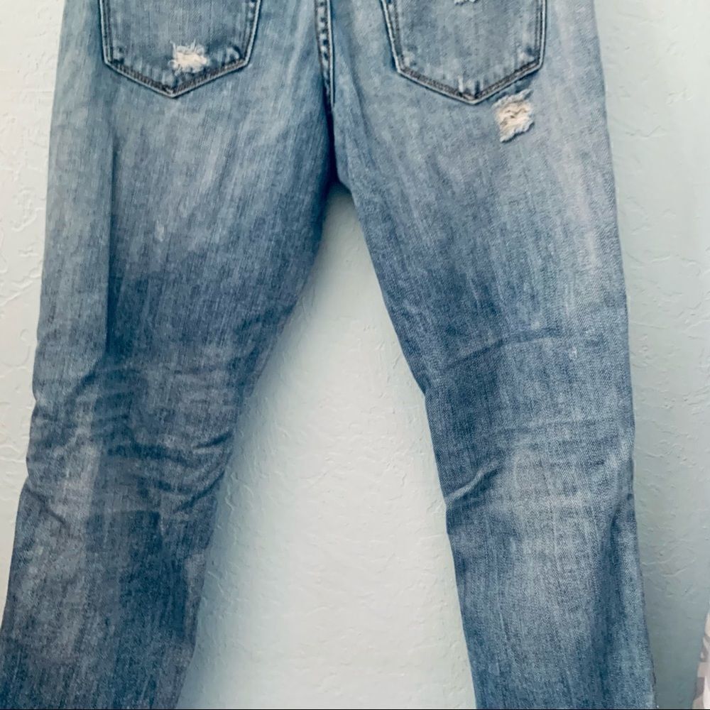 Blank NYC Crop Studded Girlfriend Jeans Size 24 - Picture 13 of 15
